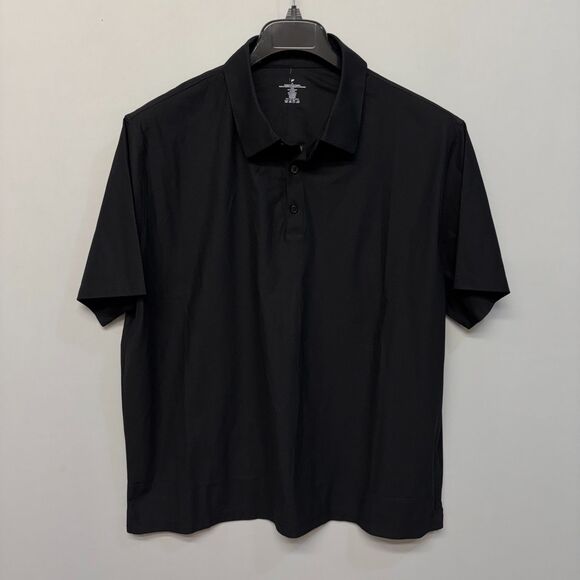 NWT Fabletics Men Short Sleeve Golf Polo Shirt Top Size XL X-Large C037 -26 - Picture 1 of 15